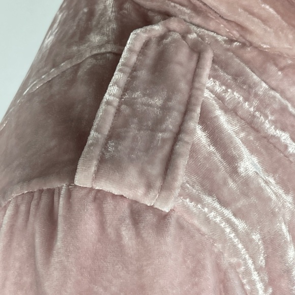 BB Dakota pink velvet moto jacket - Picture 7 of 13